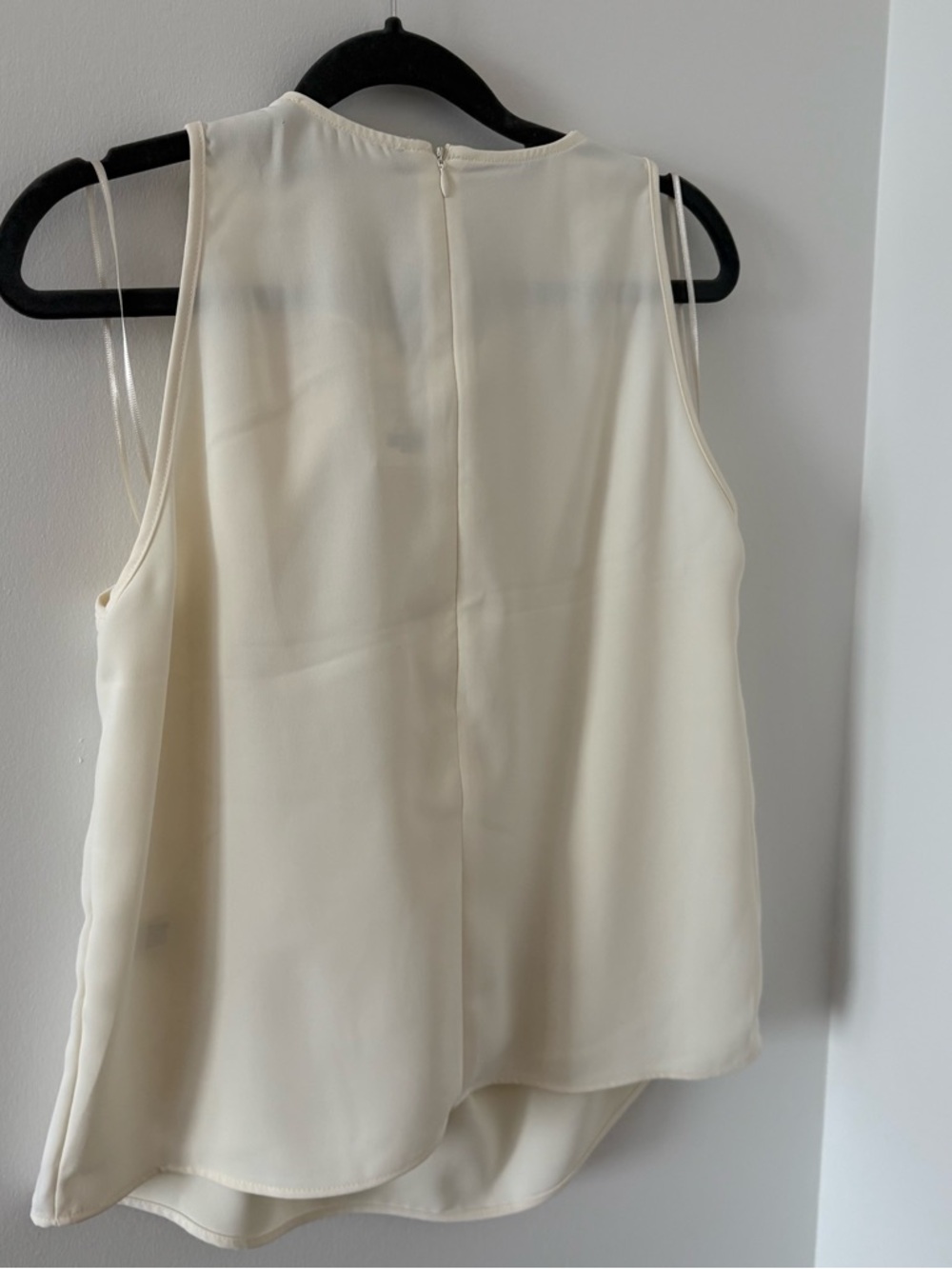 Zara Golden Appliqué SleevelessTop In Ecru Cream Size L NWT - Picture 8 of 10